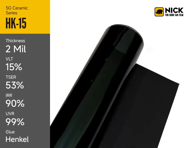 Täiustatud keraamiline autoakna kile tagab suurepärase kaitse ja selguse