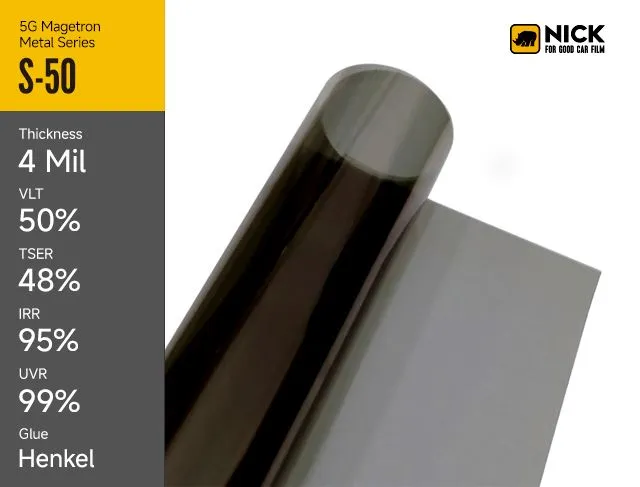 Metalliseeritud   kile   toon   ja   metallist   aknad   filmid   jaoks   autod   täiustamine   mugavus